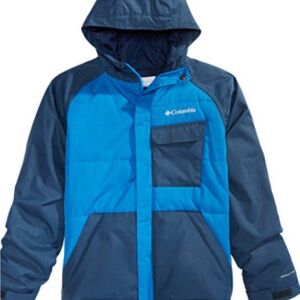Columbia Two-Tone Blue Hooded Jacket